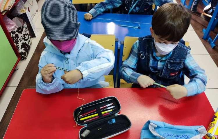 :دست ورزی جهت تقویت عضلات دست و انگشتان، کلاس شاپرک 6