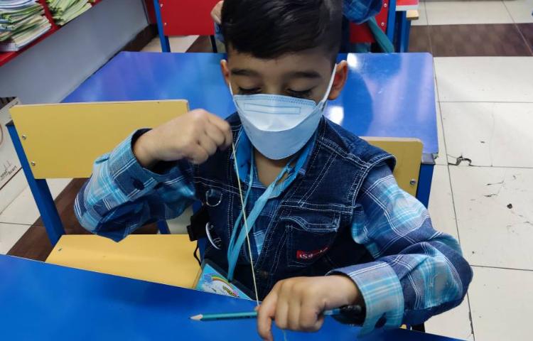 :دست ورزی جهت تقویت عضلات دست و انگشتان، کلاس شاپرک 7