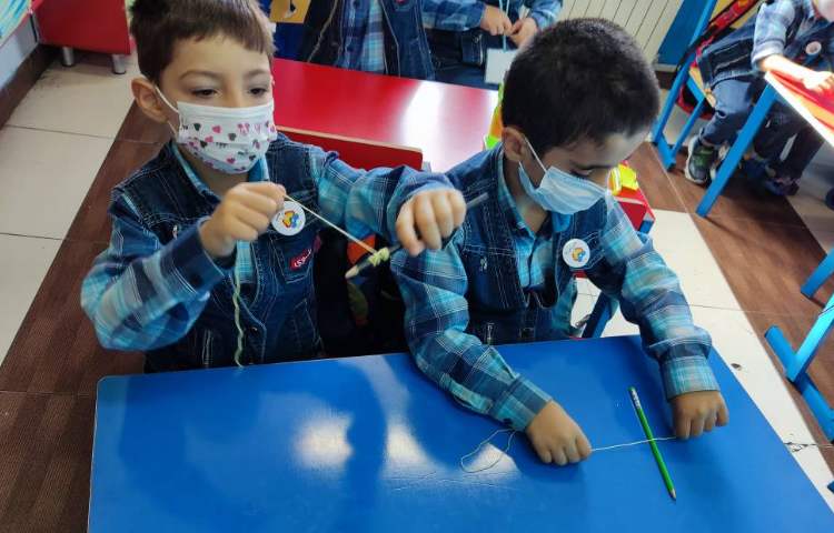 :دست ورزی جهت تقویت عضلات دست و انگشتان، کلاس شاپرک 9