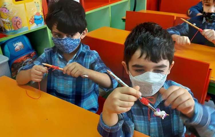 دست ورزی دانش آموزن پیش دبستان 9