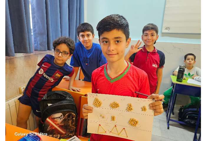 دست ورزی درس الگویابی ریاضی