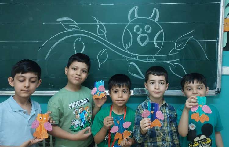 دست ورزی دست سازه ی چوبی ساخت جغد چوبی 1