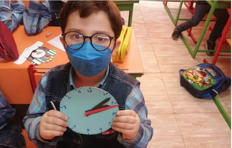 :دست ورزی ریاضی آموزش ساعت و دقیقه، کلاس دریانورد 4