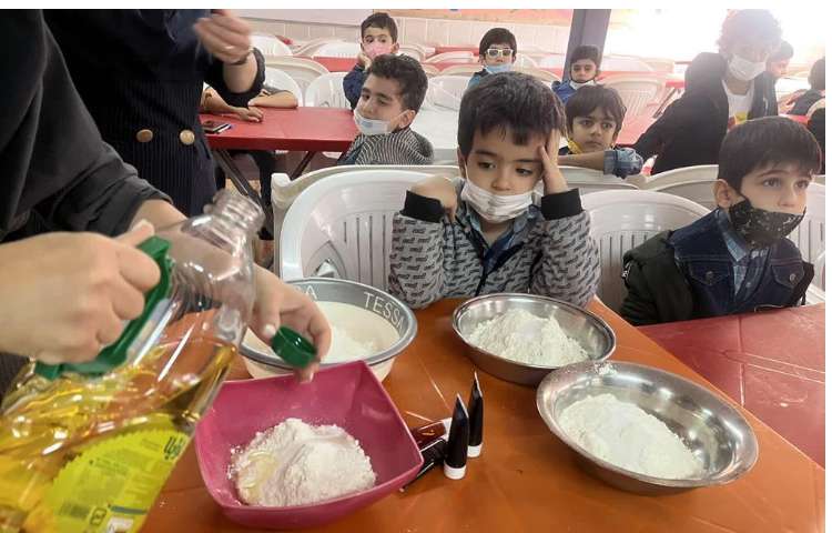 دست ورزی (ساخت خمیر رنگی ) 4