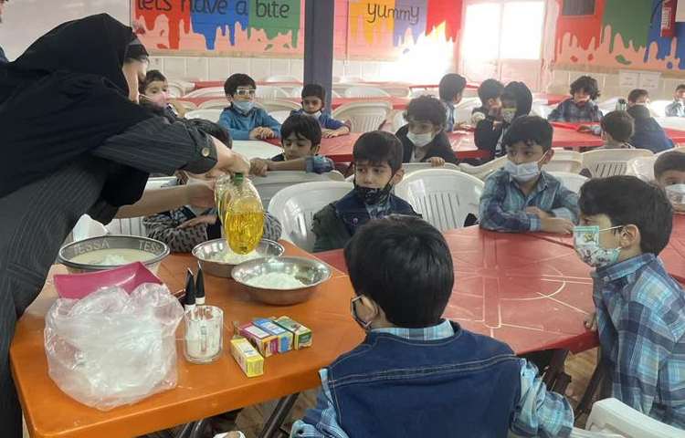 دست ورزی (ساخت خمیر رنگی ) 5