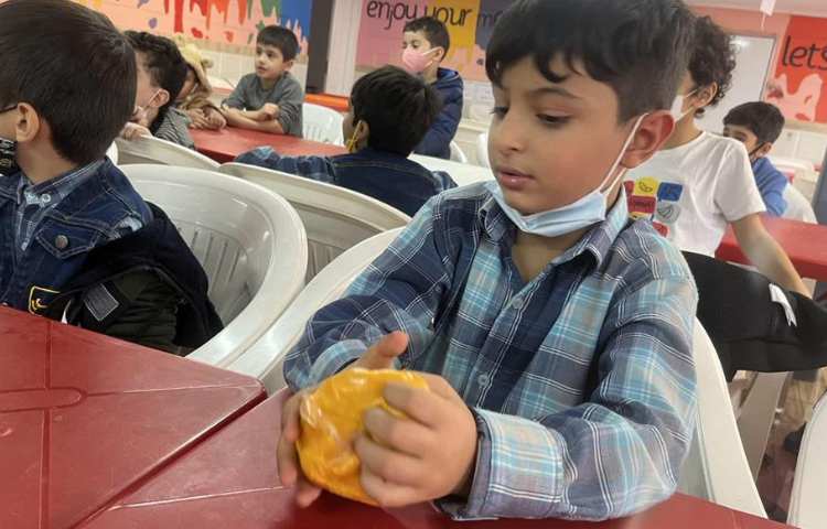 دست ورزی (ساخت خمیر رنگی ) 7