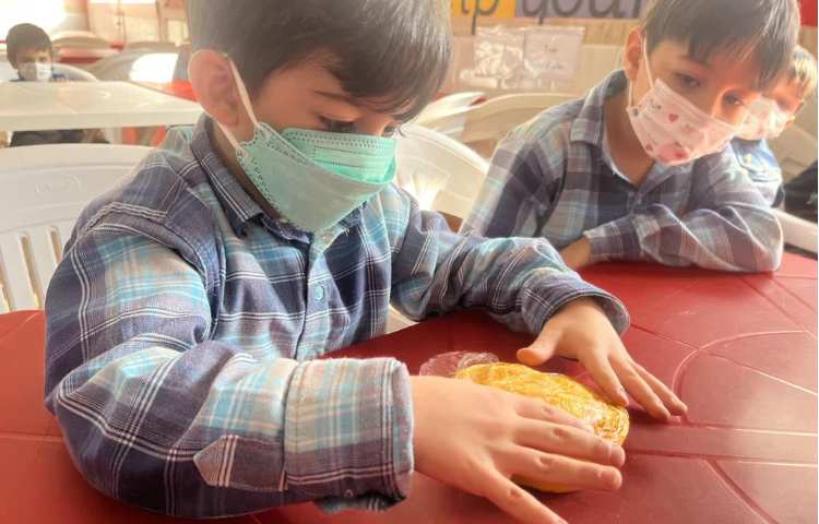 دست ورزی (ساخت خمیر رنگی )