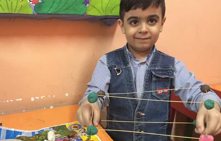 دست ورزی( ساخت سازه با ماکارونی) 4