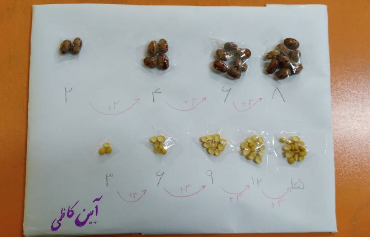 :دست ورزی شمارش 3 تا 3 تا 1