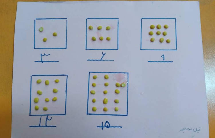 :دست ورزی شمارش 3 تا 3 تا