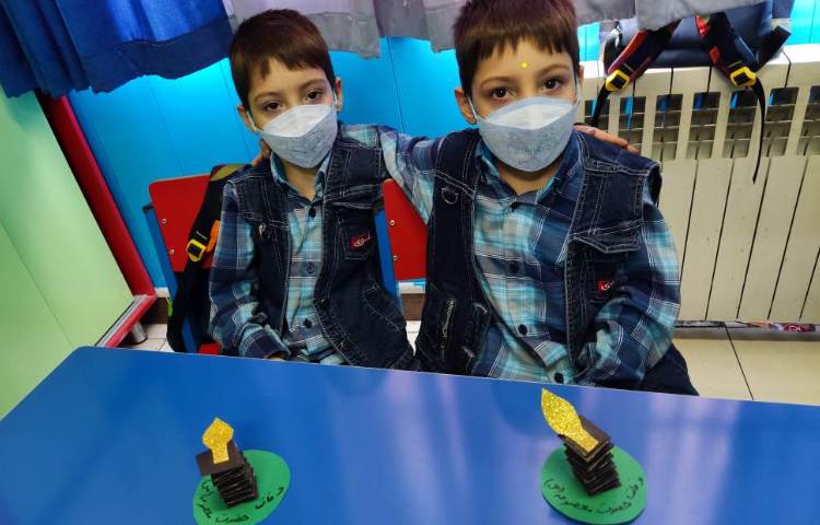 :دست ورزی شمع به مناسبت وفات حضرت معصومه(س)،کلاس شاپرک 5