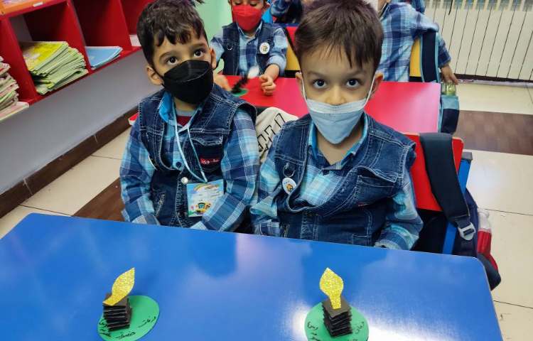 :دست ورزی شمع به مناسبت وفات حضرت معصومه(س)،کلاس شاپرک 6