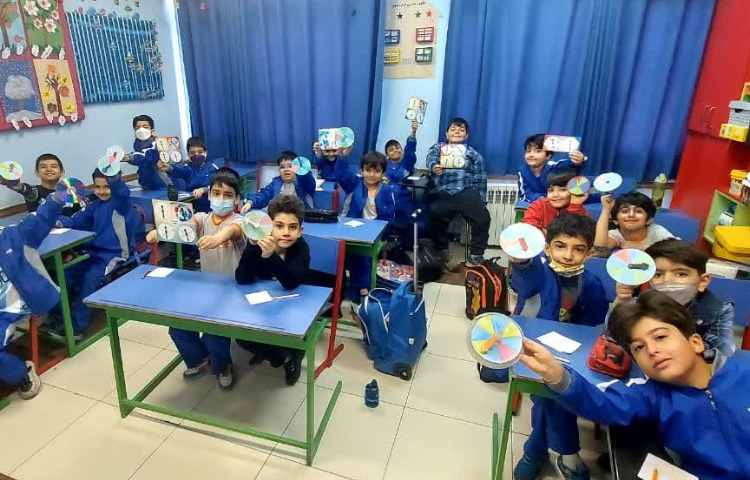 دست ورزی مبحث کسر واحتمال فصل هفتم ریاضی دوم دبستان 2