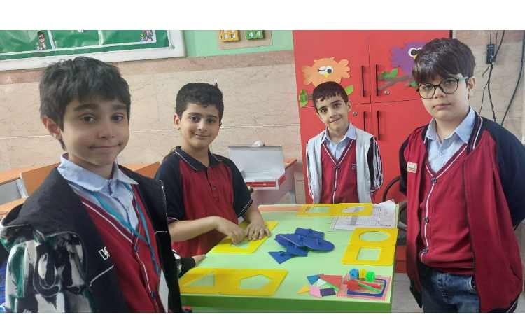 دست ورزی کار با ابزارهای اشکال هندسی 3