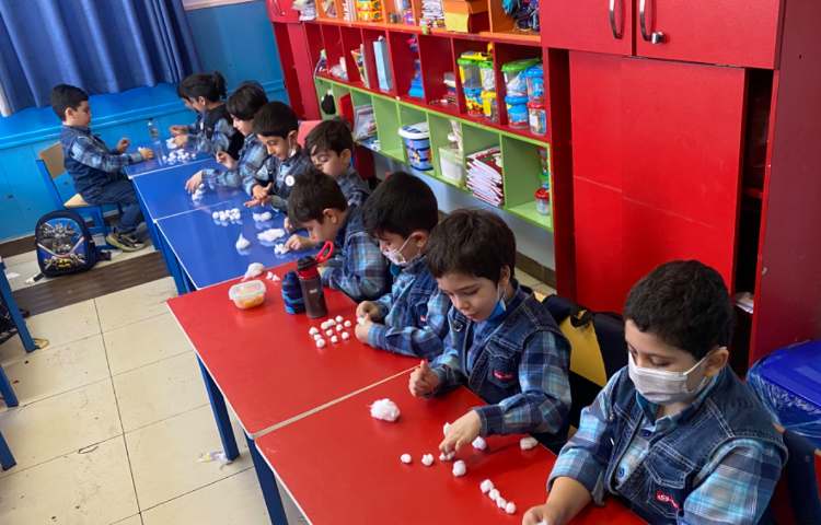 :دنیای رنگی من، ساخت کاردستی گروهی ادم برفی و خداحافظی با فصل سرما 4