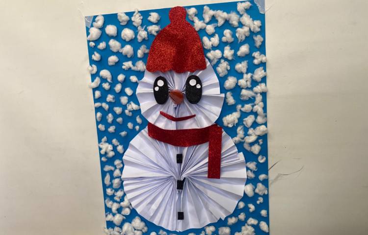 :دنیای رنگی من، ساخت کاردستی گروهی ادم برفی و خداحافظی با فصل سرما