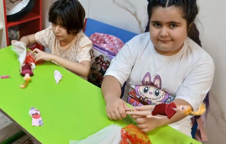 دوخت لباس عروسک 6
