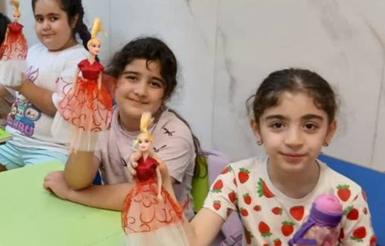 دوخت لباس عروسک 7