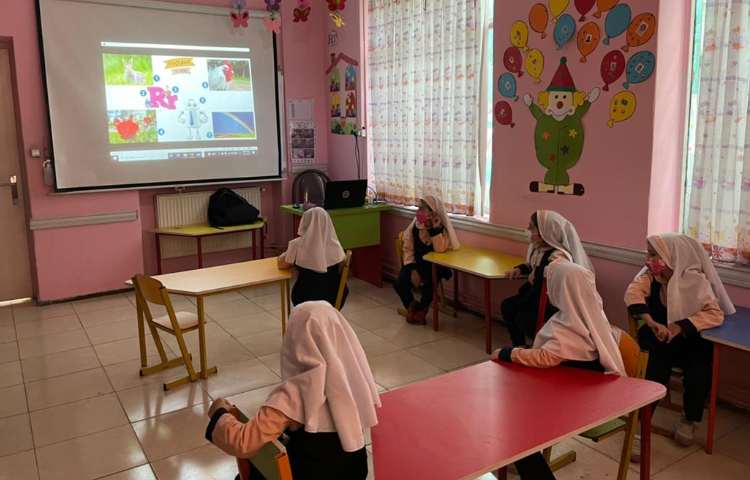 دوره و تمرین حروف های تدریس شده