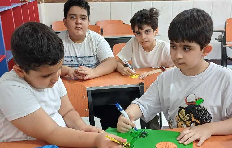 دوره کسر در کلاس انجام شد 2