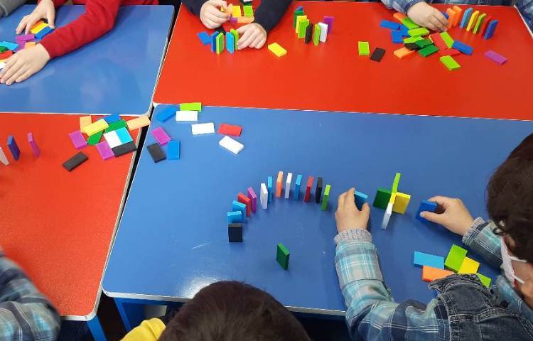 :دومینو، مرور چیدمان انشعابی، حلزونی، زیگزاگی 4