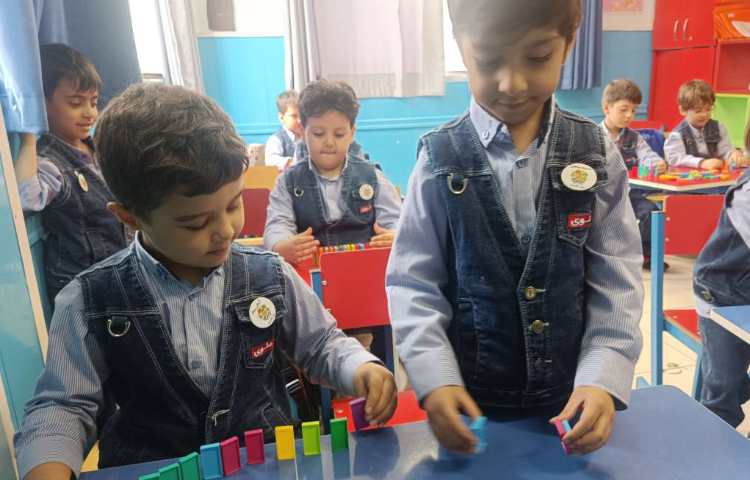 دومینو: چیدمان خط راست 3