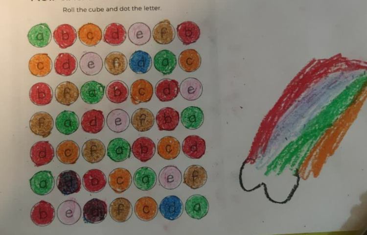 دیکته رنگی 3