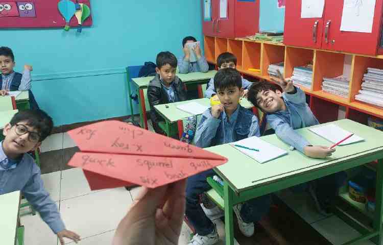 دیکته موشکی (plane Dictation)