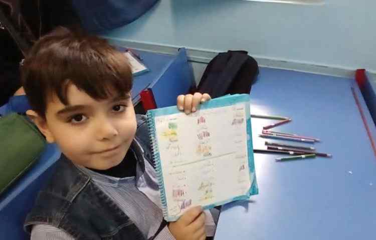 دیکته ی تشخیصی با هدف هماهنگی دست و چشم 5