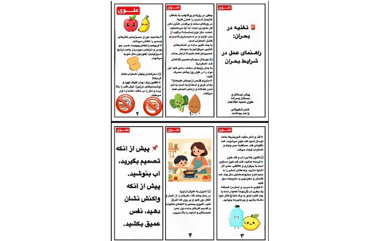 راهنمای عمل در شرایط بحران: تغذیه در بحران