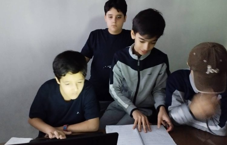 رایانه-تمرین بچه ها در سایت 2