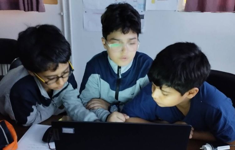 رایانه-تمرین بچه ها در سایت 3