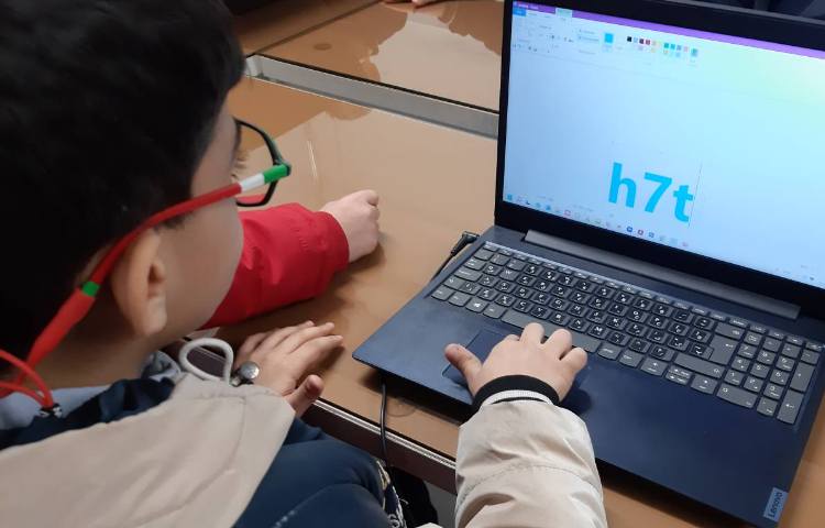 رایانه - آشنایی با تغییر فونت در برنامه‌ی paint 1