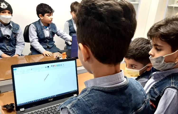 رایانه -آشنایی با خط راست و خط خمیده 3