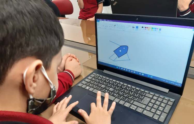 رایانه - آموزش ابزار سطل رنگ 1