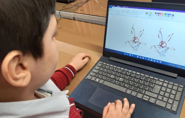 رایانه - آموزش انواع قلمو در paint 1