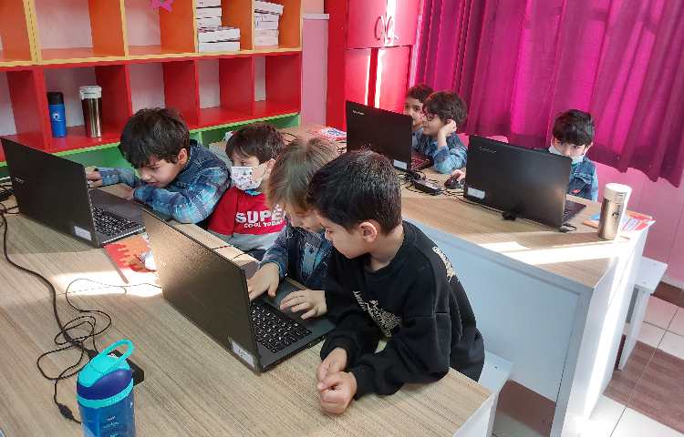 :رایانه، آموزش برنامه نقاشی، کلاس انگور 4