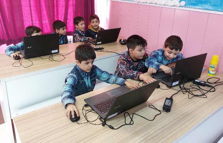 :رایانه، آموزش برنامه نقاشی، کلاس سیب 3