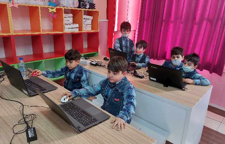 :رایانه، آموزش برنامه نقاشی، کلاس سیب 4