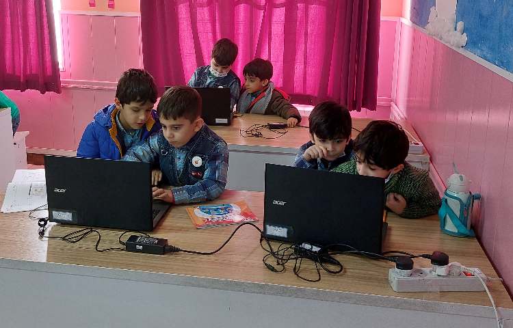 :رایانه، آموزش برنامه نقاشی، کلاس پرتقال 3