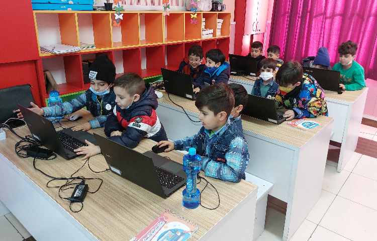 :رایانه، آموزش برنامه نقاشی، کلاس پرتقال 4