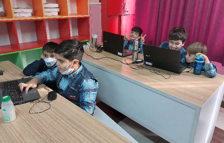 :رایانه، آموزش برنامه paint، کلاس انگور 3