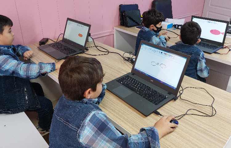 :رایانه، آموزش برنامه paint، کلاس سیب 5