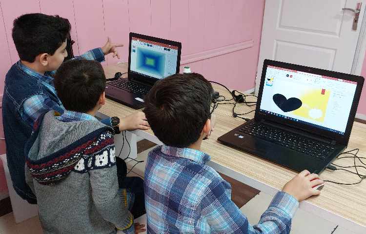 :رایانه، آموزش طراحی اسلاید ها، کلاس زمین 6