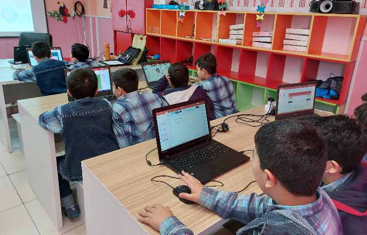 :رایانه، آموزش طراحی اسلاید ها، کلاس مریخ 6