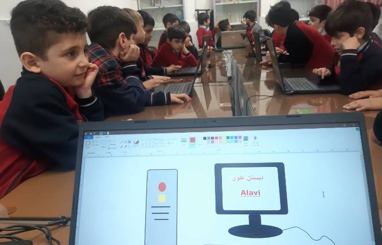 رایانه - آموزش کشیدن نقاشی کامپیوتر رومیزی در paint 2