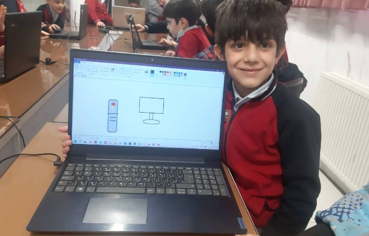 رایانه - آموزش کشیدن نقاشی کامپیوتر رومیزی در paint 4