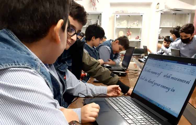 رایانه - تغییر فونت و سایز در word 3