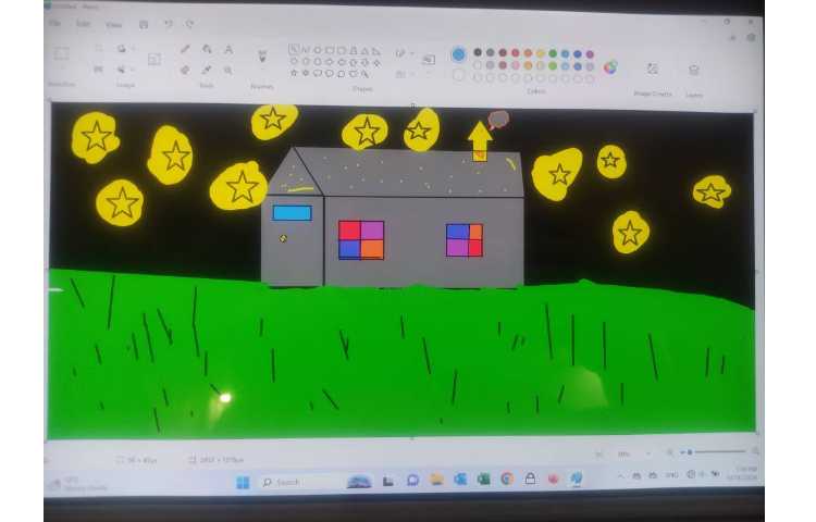 رایانه : نقاشی های ارسالی دانش آموزان پایه اول 12