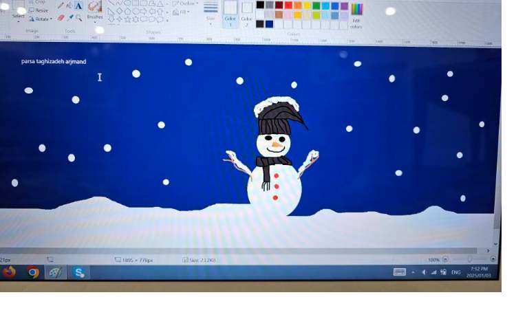 رایانه : نقاشی های ارسالی دانش آموزان پایه اول 3